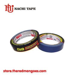 Nachi Cloth Premium Tape Lakban Kain 23mm x 12m Blue