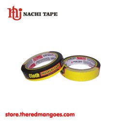 Nachi Cloth Premium Tape Lakban Kain 23mm x 12m Yellow Nachi Cloth Premium Tape Lakban Kain 23mm x 12m Yellow