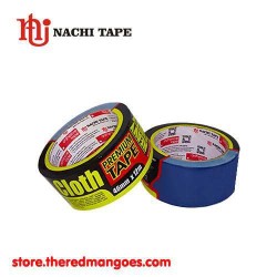Nachi Cloth Premium Tape Lakban Kain 46mm x 12m Blue